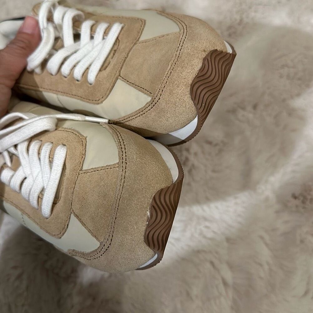 Madewell League Leather & Suede Sneakers Size 6.5 - Picture 6 of 8